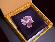 Load image into Gallery viewer, SILK EMBROIDERY CHERRY BLOSSOM KERCHIEF
