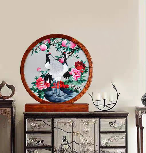 SILK DOUBLE SIDED EMBROIDERY SCREEN