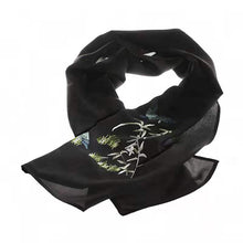 Load image into Gallery viewer, SILK EMBROIDERY SCARF-LIMITED EDITION
