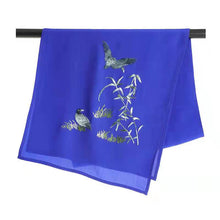 Load image into Gallery viewer, SILK EMBROIDERY SCARF-LIMITED EDITION
