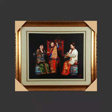 Load image into Gallery viewer, SILK EMBROIDERY -PORTRAIT OF A LADY
